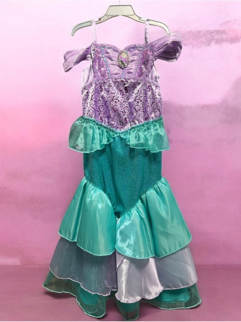 Disney Purple & Teal Mermaid Dress for Kids